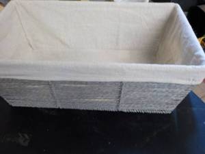 lot 163 image: Threshold Storage Basket with Liner...