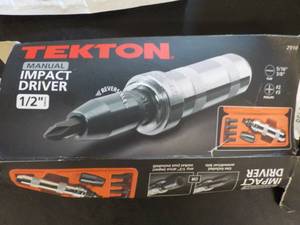lot 274 image: Tekton Manual Impact Driver 12...