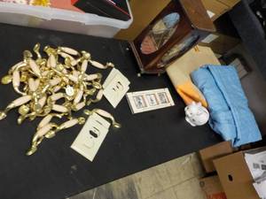 lot 361 image: Jewelry Stand, Bag, Piggy Bank, Cur...