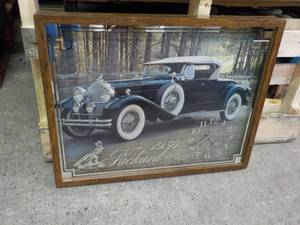 lot 367 image: 1930 Packard Clock- works 27 x 22...