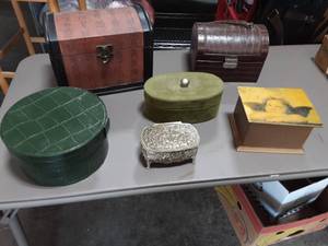 Lot Of Assorted Jewelry Boxes