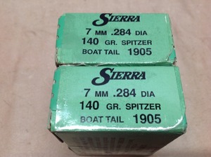 lot 23 image: 7mm 140 gr Boat Tail Bullets