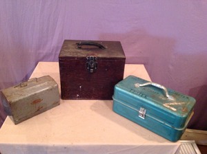 lot 111 image: Vintage Power Tools in Cases