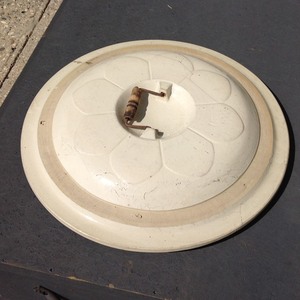 lot 161 image: 15 Gallon Red Wing Crock Cover