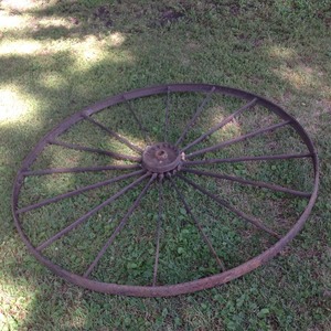 lot 164 image: 54 Steel Wheel