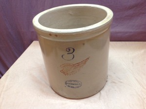 lot 192 image: 3 Gallon Red Wing Crock