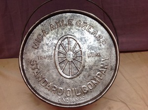 lot 200 image: Standard Oil Axle Grease Can
