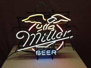 lot 271 image: Miller Beer Neon Sign