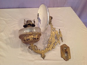 lot 302 image: Antique Wall Lantern
