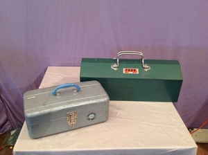lot 307 image: Tackle Box & Tool Box with Tools