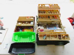 2 Large Tackle Boxes