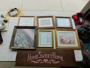 6 Framed Pictures