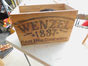 Wenzel Crate  Wood Bench  Fanny Packs
