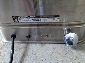 lot 35 image: MSRP $700 Chattanooga Hydrocollator E-2 Stationary Hot Pack Heater Heating Unit 8 Gallon&nbspTabletop Tank  - Good Working Condition
