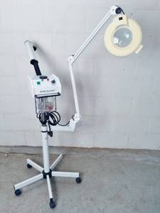lot 33 image: MSRP $650&nbspParagon Portable Facial Vaporizer and Magnifying Lamp Combo - Good Working Condition 