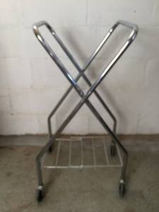 lot 38 image: Collapsible Hamper Stand