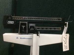 lot 26 image: Healthometer Physician&nbspEye LevelBalance Beam 350lb Scale &nbspW Height Rod