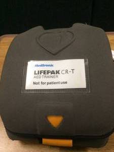 lot 37 image: LIFEPAK CR-T AED Trainer Training System - Guides Users Through Simulated Analysis, Energy Delivery and Prompted CPR Intervals - Great Working Condition