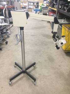 lot 53 image: Cryomedics Stereoscopic-3001-N-ZOOM OB-GYN Lighted Colposcope - 20x12 Binoculars with Base & Mobile Stand - Great Working condition