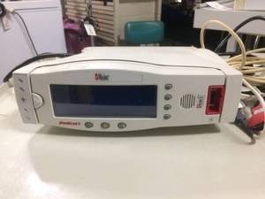 lot 55 image: Masimo Set Radical 7 Pulse Oximeter With Finger SPO2 Pulse Sensor Probe & Docking Station- Excellent Working Condition