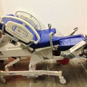 lot 62 image: MSRP $18,000 HIGH QUALITY HILL-ROM AFFINITY lll P3700 POWERED ADJUSTABLE CHILD BEARING BIRTHING BED WITH AIR SUPPORT MATTRESS - FANTASTIC CONDITION MANY POSITIONS TO GIVE THE BEST COMFORT DURING LABOR SEE BROCHURE & USER MANUAL PDF 