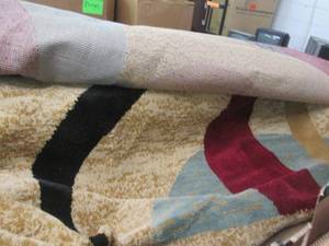 lot 11 image: Ottomanson Contemporary Abstract Be...