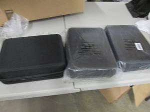 lot 17 image: 3 Khanka Hard Cases for  DVD Player...