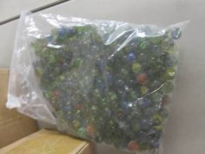 lot 23 image: 2- 240 ct Bags of Assorted Marbles...