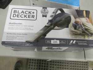 lot 25 image: Black & Decker Dust Buster open box...