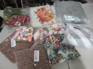 lot 37 image: Craft & Artificial Flowers, Pillow ...