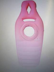 lot 79 image: Cozy Bump Pregnancy Pillow open box...