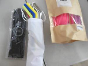 lot 112 image: 3 pks Silicon & Stainless Steel Str...