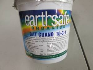 lot 168 image: Earth Safe Bat Guano 10-3-1...