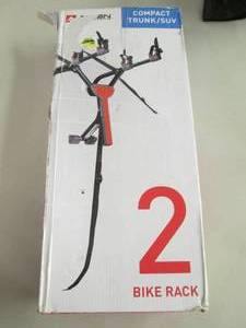 lot 174 image: Compact Trunk 2 Bike Rack open box...