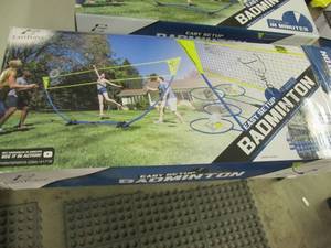 lot 176 image: Easy Setup Badminton - open box...