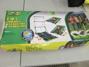 lot 179 image: 3 in 1 Ladderball, Beanbag & Washer...