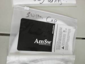 lot 198 image: 5 AmSw Silicone Swim Caps...