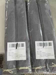 lot 205 image: 2-2pk Slub Cotton Table Runner 16x7...