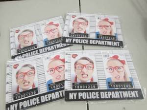 lot 227 image: 4 Mug Shots Photo Frames...