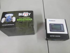 lot 272 image: Respirator Mask, Battery Monitor...