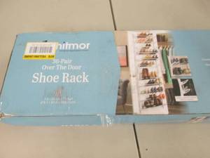 lot 283 image: Whitmor 36 Pair Over the Door Shoe ...