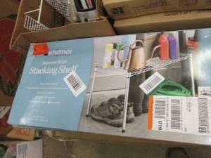 lot 289 image: Whitmor Supreme Wide Stacking Shelf...