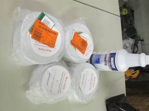 lot 304 image: Level Pro, 4 Rolls Rug Tape...