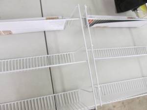 lot 305 image: 2 Closetmaid 18 in. 3-Tier All-Purp...