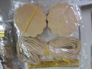 lot 313 image: 7 Packs Treat Bags w Ties & Tags...
