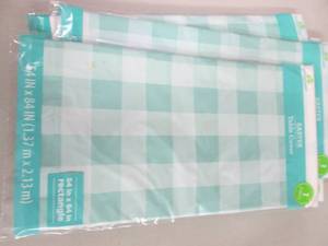 lot 316 image: 8 - 54x84 inch Easter Plastic Table...
