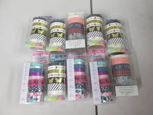 lot 324 image: 10 pks Assorted Washi Tape...
