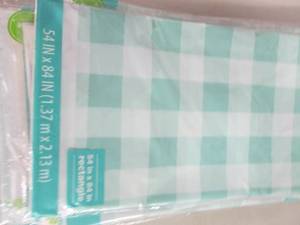 lot 336 image: 9 - 54x84 inch Easter Plastic Table...