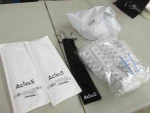 lot 351 image: 3 pks Stainless Steel Straws, 3 Fun...