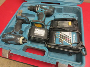 lot 131 image: MAKITA CORDLESS DRILLS